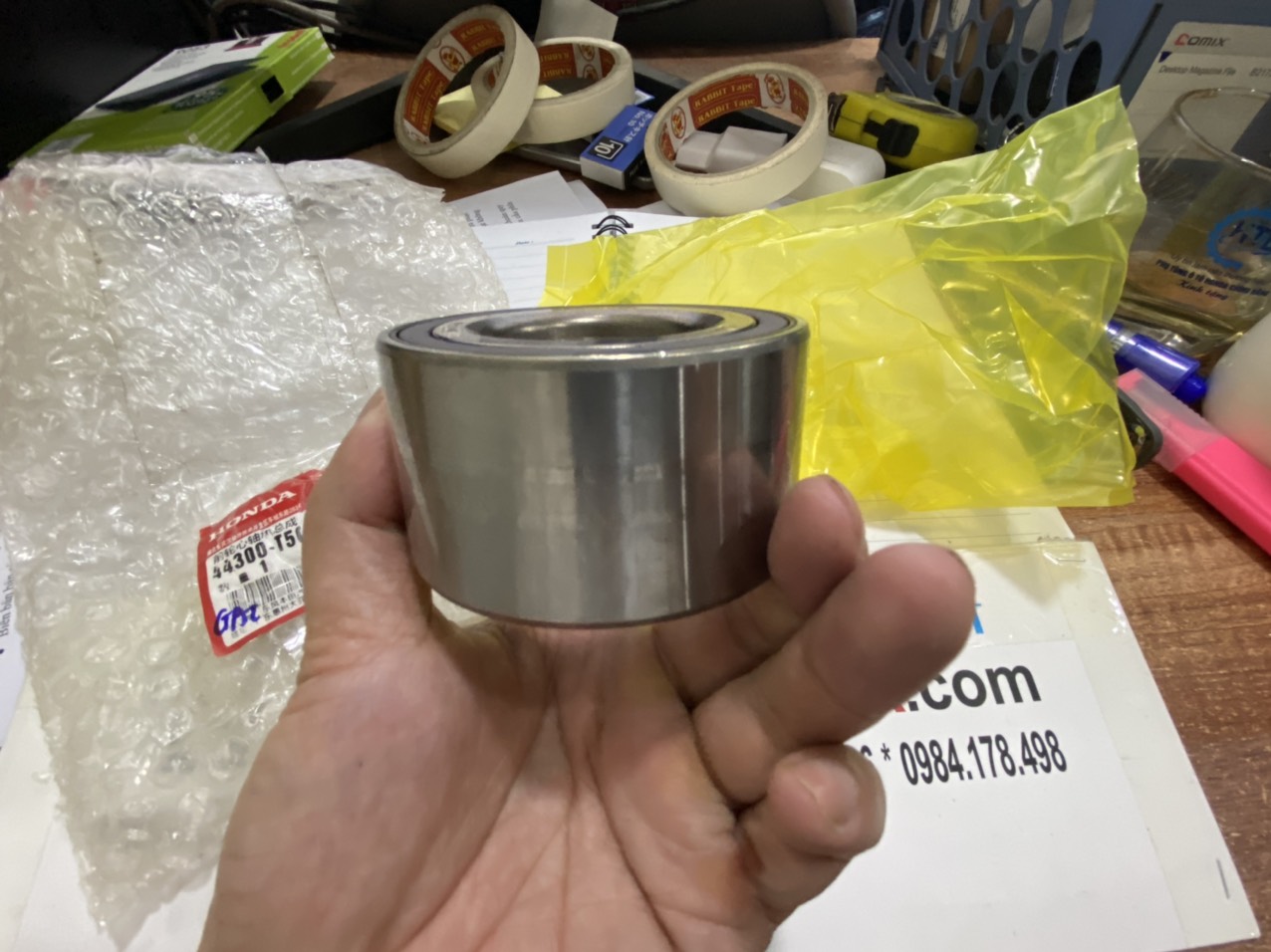 Bi moay ơ trước xe Honda JAZZ